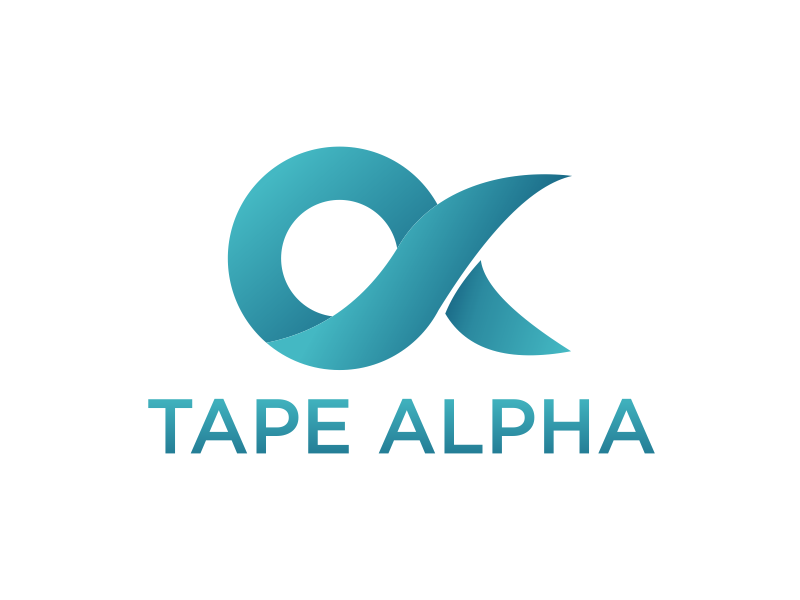 Tape Alpha logo design by GassPoll