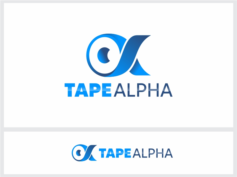 Tape Alpha logo design by decade