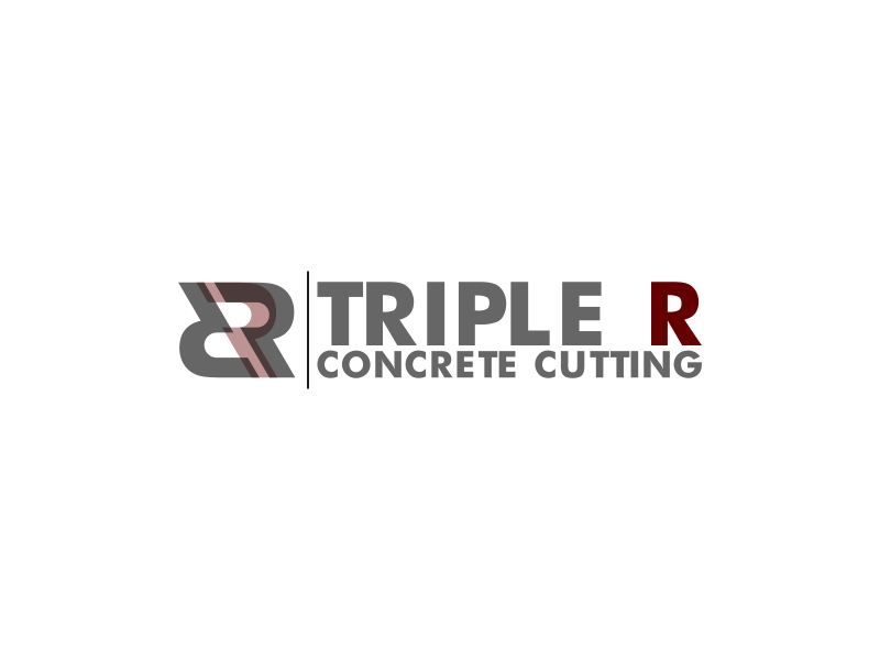 Triple R Concrete Cutting logo design by changcut