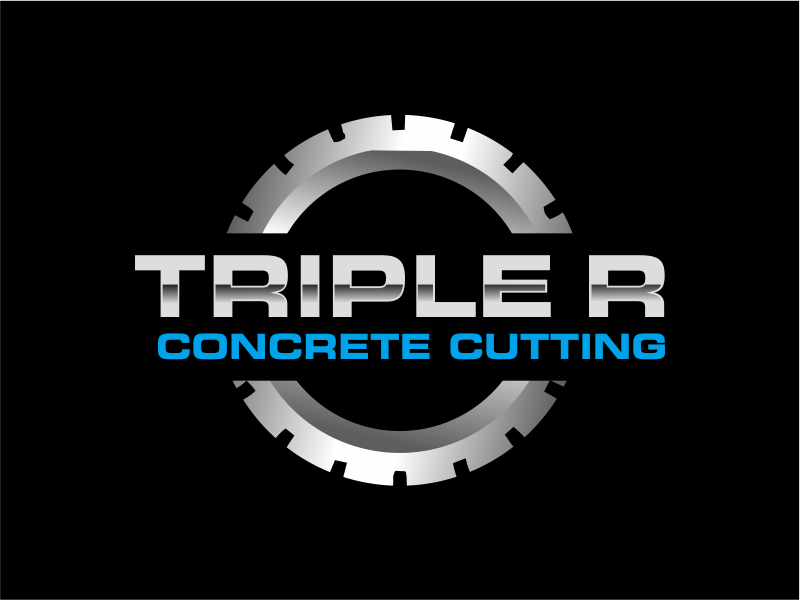 Triple R Concrete Cutting logo design by Girly