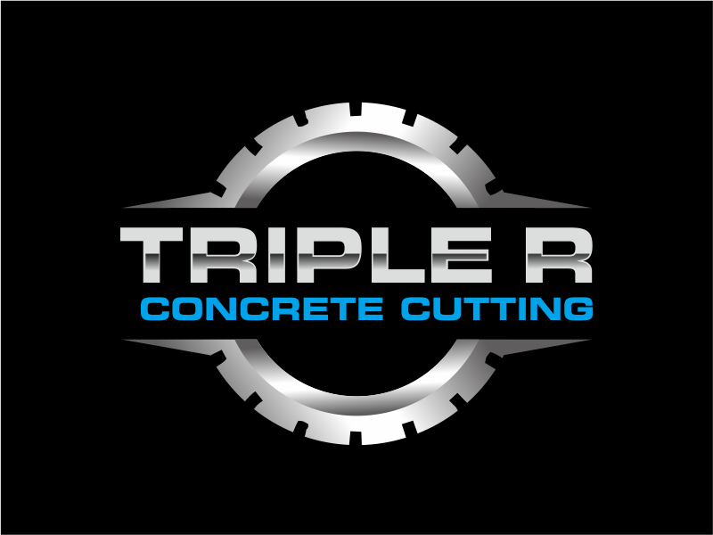 Triple R Concrete Cutting logo design by Girly