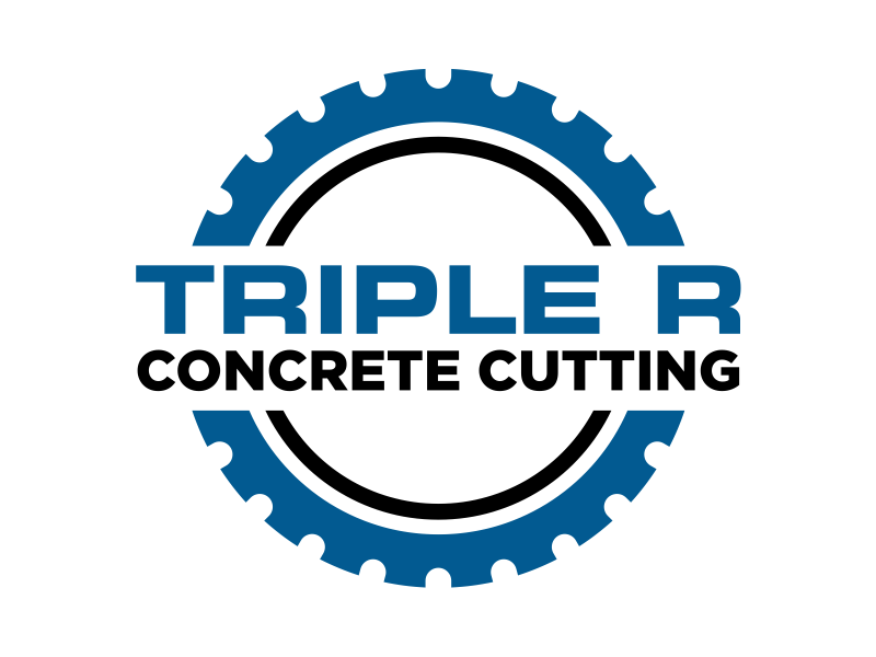 Triple R Concrete Cutting logo design by cintoko