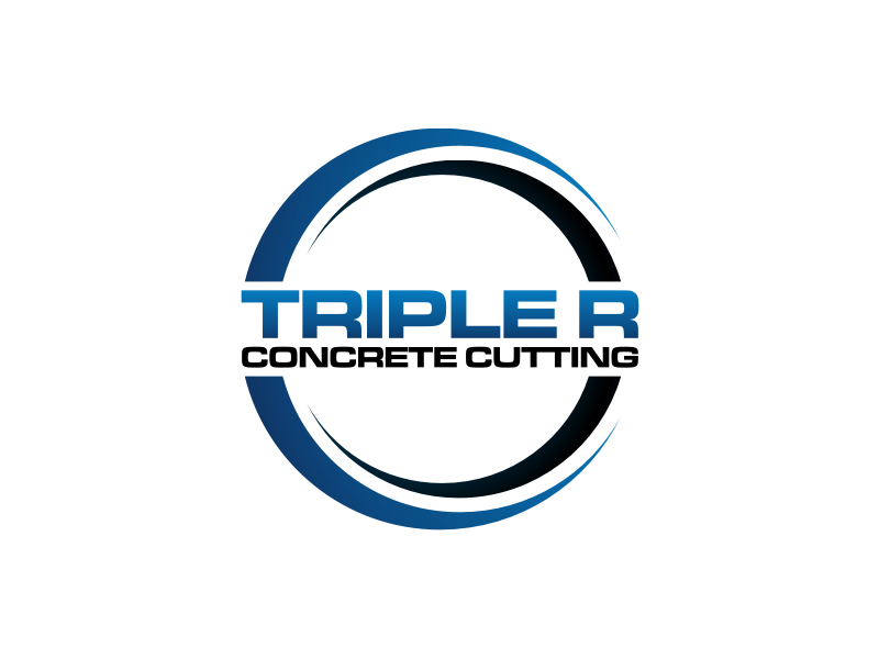 Triple R Concrete Cutting logo design by hopee