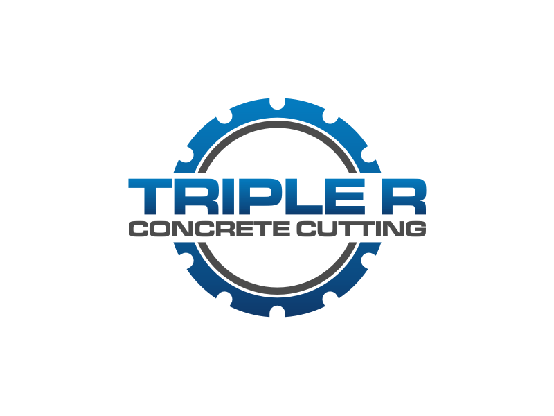 Triple R Concrete Cutting logo design by hopee