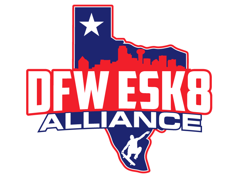 DFW ESK8 Alliance logo design by Suvendu