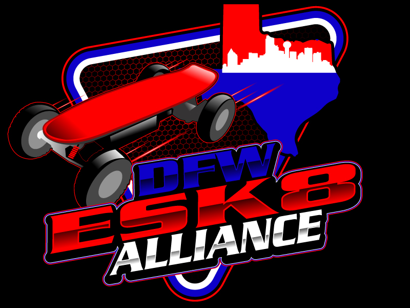 DFW ESK8 Alliance logo design by Suvendu