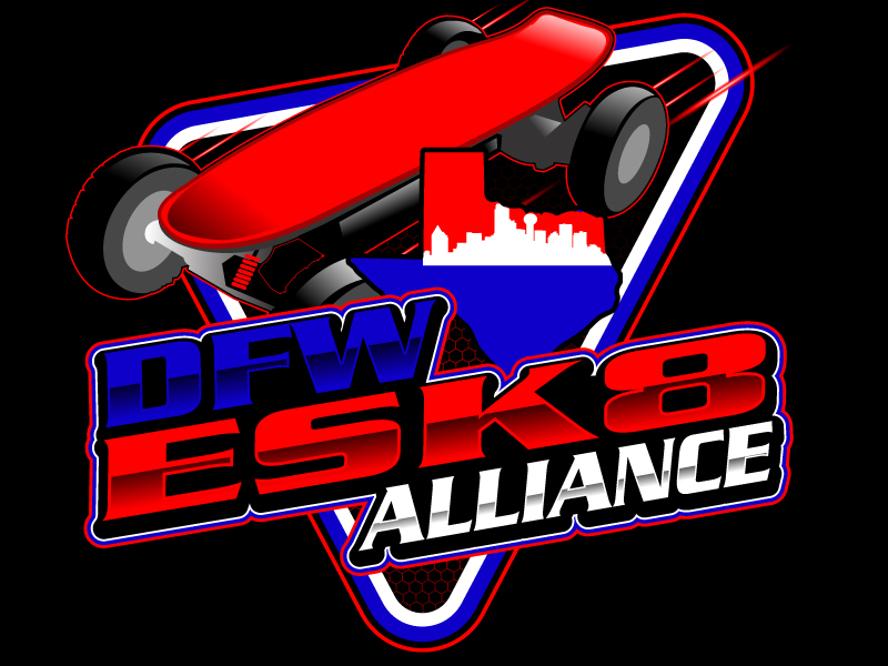 DFW ESK8 Alliance logo design by Suvendu