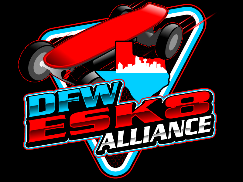 DFW ESK8 Alliance logo design by Suvendu