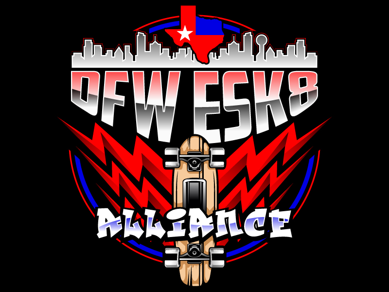 DFW ESK8 Alliance logo design by Suvendu