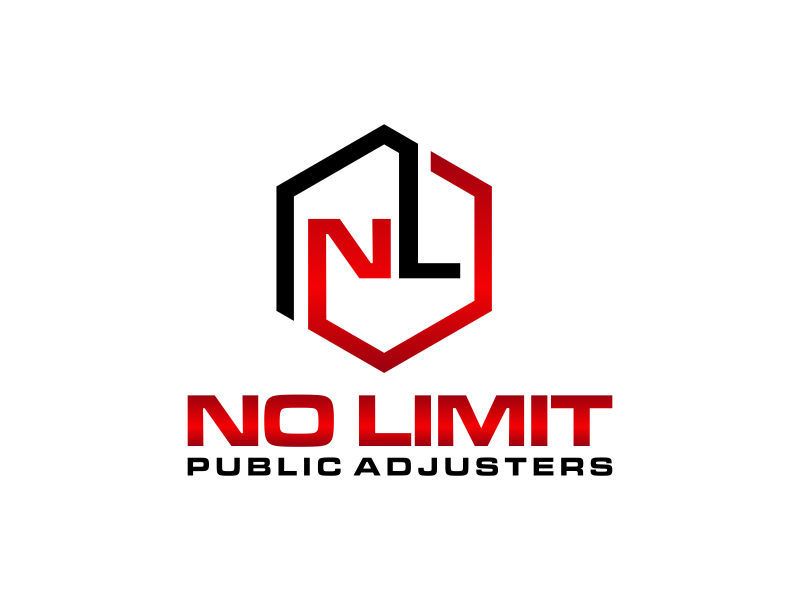 No Limit Public Adjusters logo design by pel4ngi