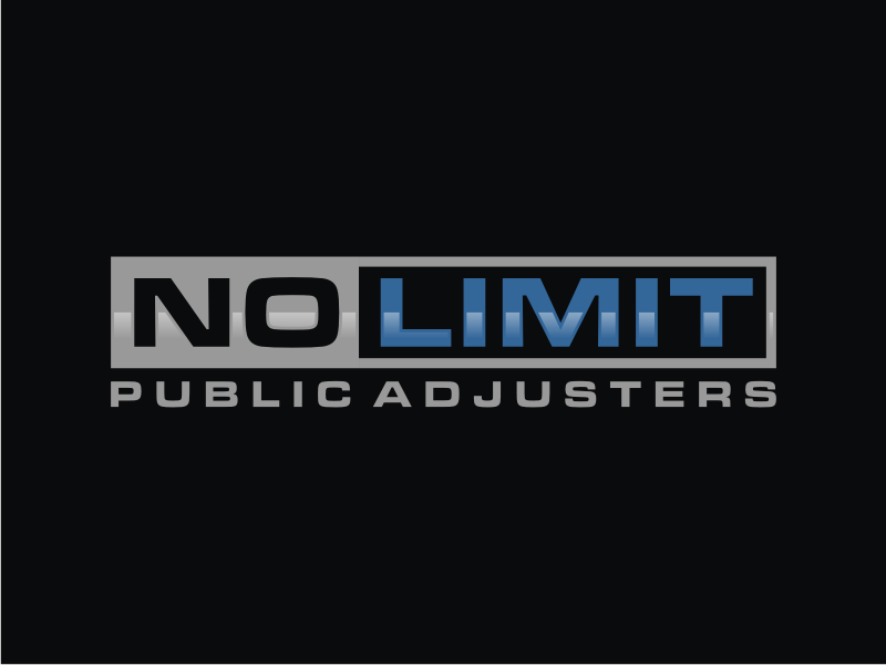 No Limit Public Adjusters logo design by Artomoro