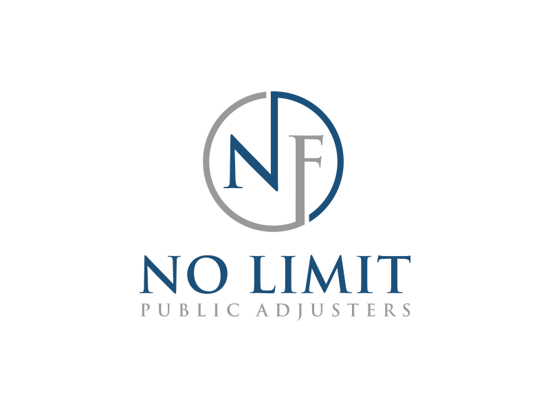 No Limit Public Adjusters logo design by zegeningen