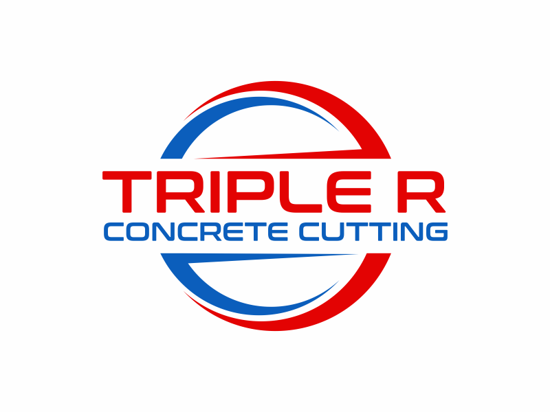 Triple R Concrete Cutting logo design by bebekkwek