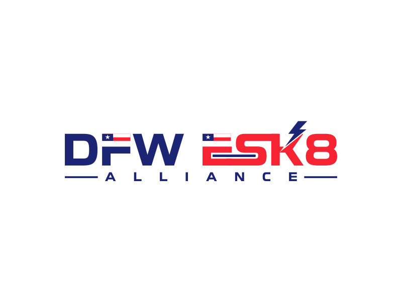 DFW ESK8 Alliance logo design by kopipanas