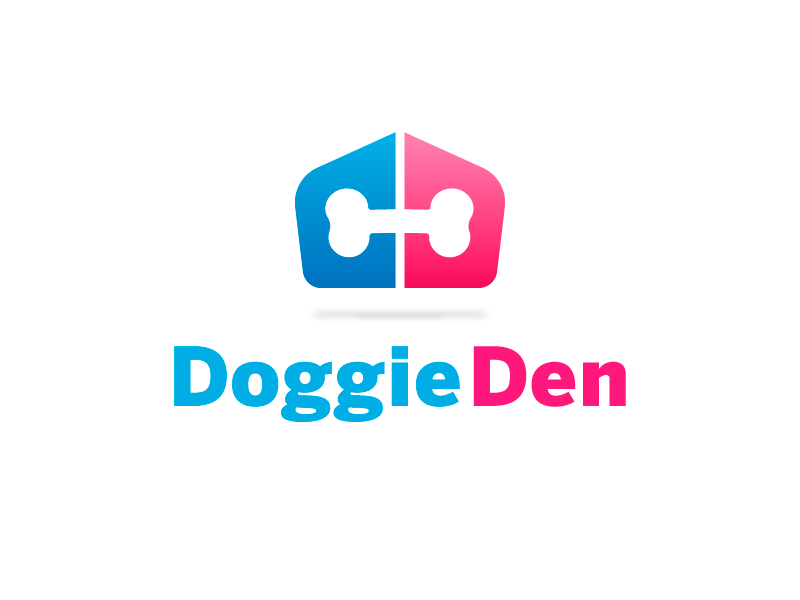 doggie den logo design by Piet Rheeders de Wet