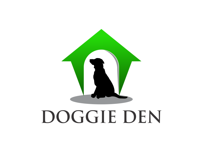 doggie den logo design by Girly