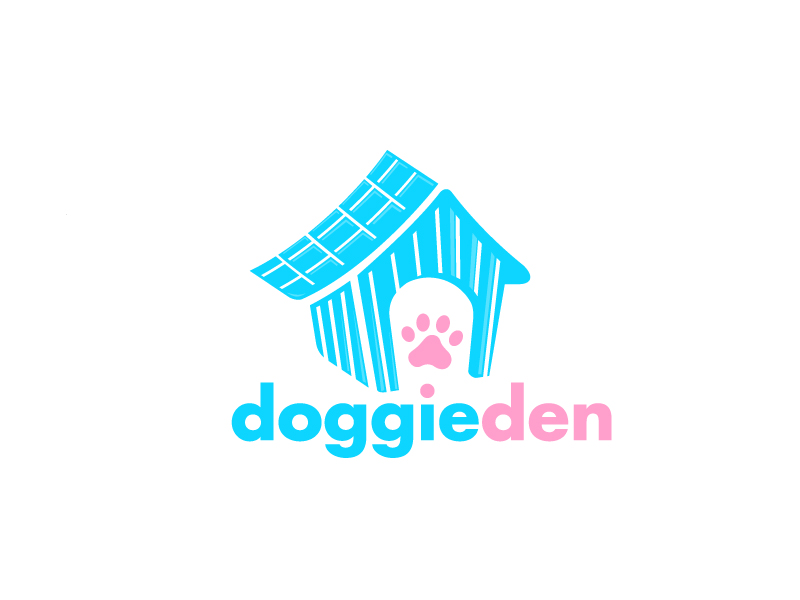 doggie den logo design by bezalel