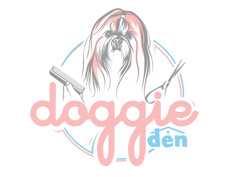 doggie den logo design by DreamLogoDesign