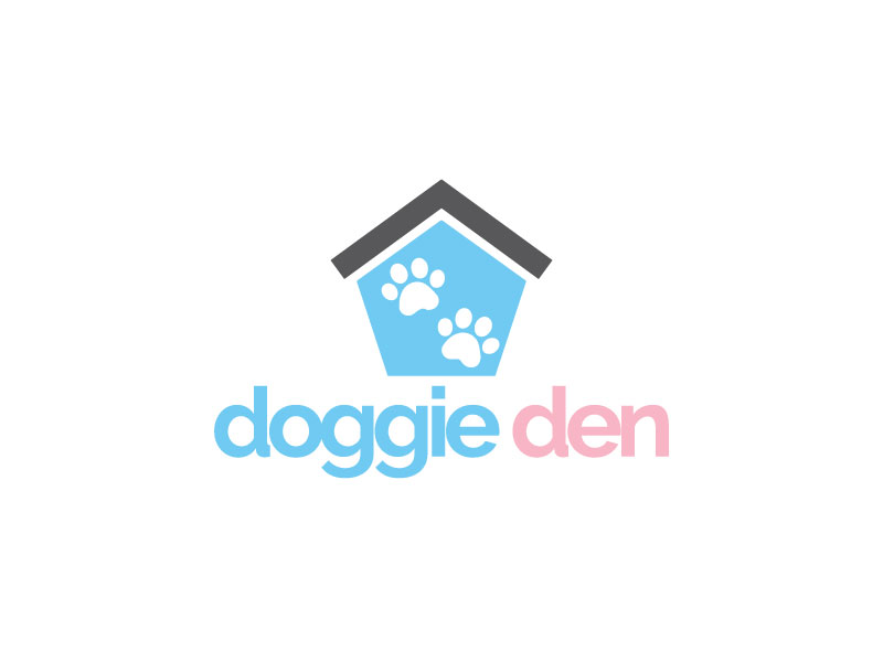 doggie den logo design by Erasedink