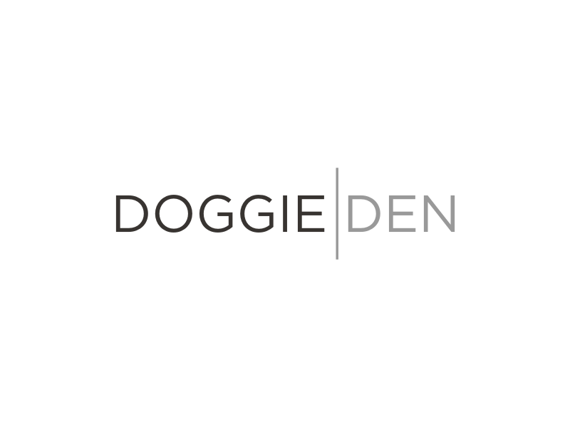 doggie den logo design by Artomoro