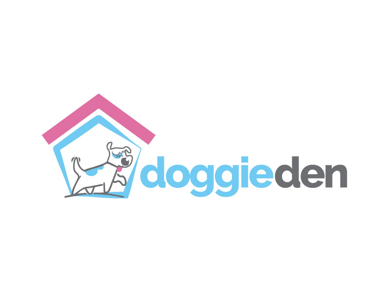 doggie den logo design by Erasedink
