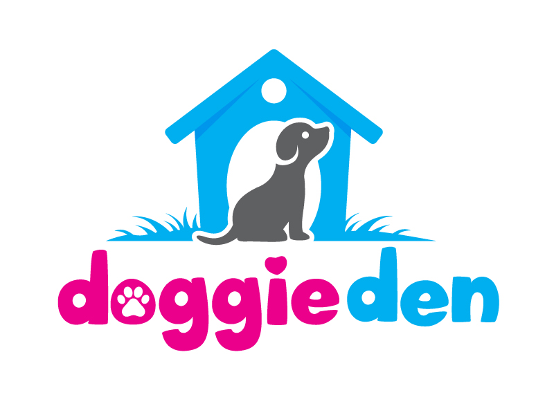 doggie den logo design by Sandip