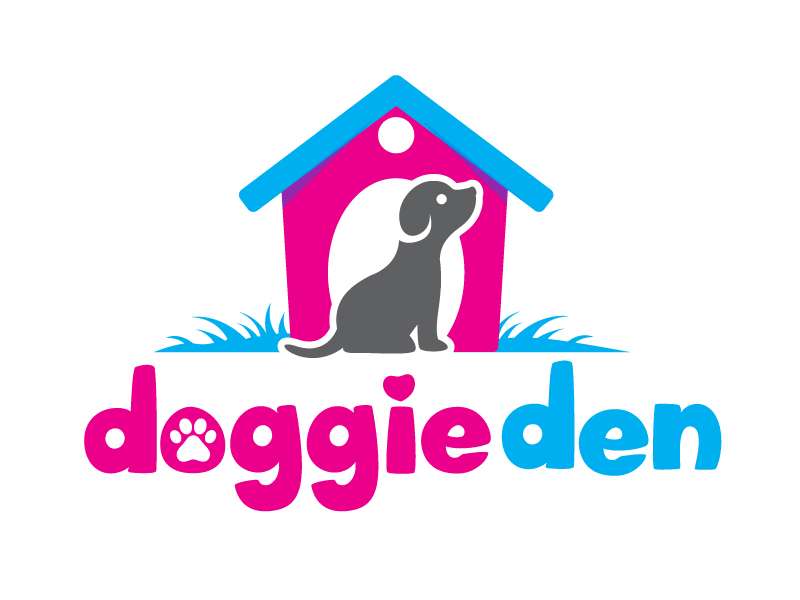 doggie den logo design by Sandip