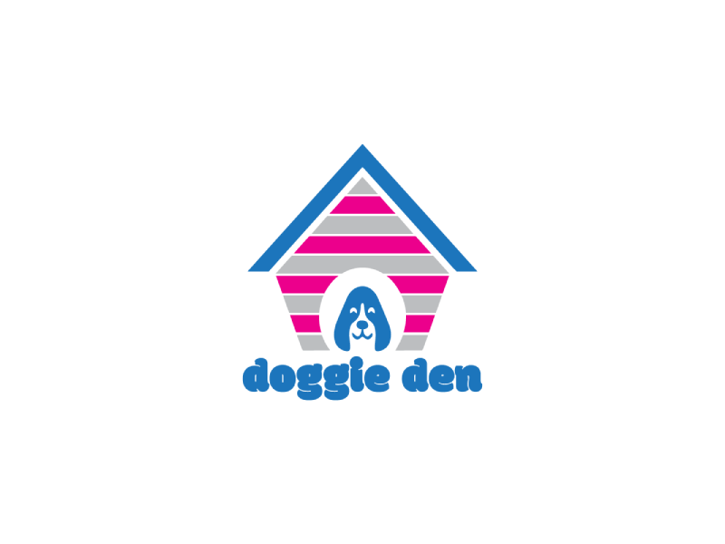 doggie den logo design by nona