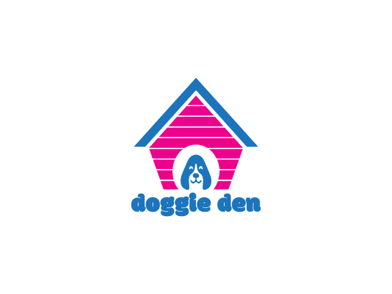 doggie den logo design by nona