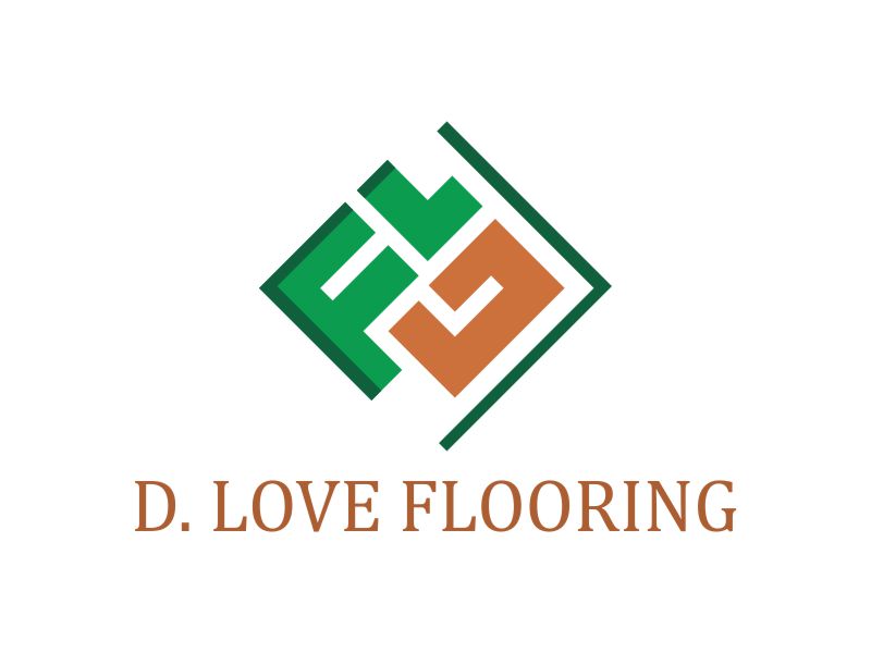 D. Love Flooring logo design by Kipli92