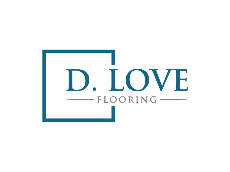 D. Love Flooring logo design by ora_creative