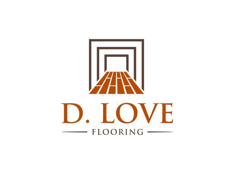 D. Love Flooring logo design by GassPoll