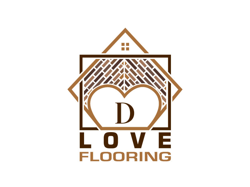 D. Love Flooring logo design by Suvendu