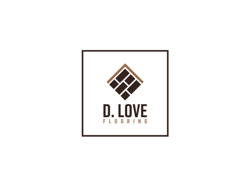 D. Love Flooring logo design by alby