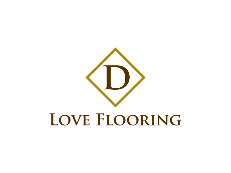 D. Love Flooring logo design by Barkah
