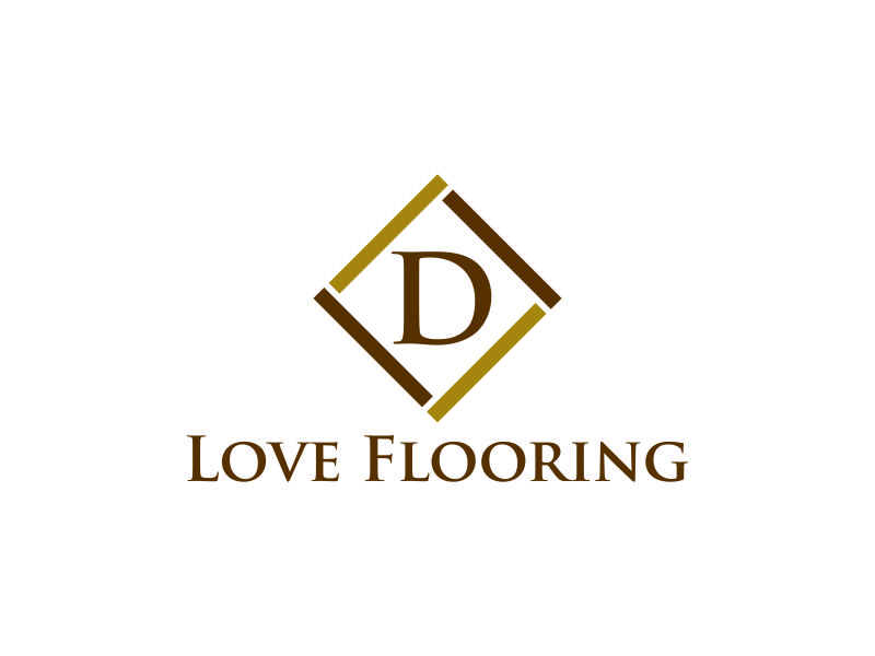 D. Love Flooring logo design by Barkah