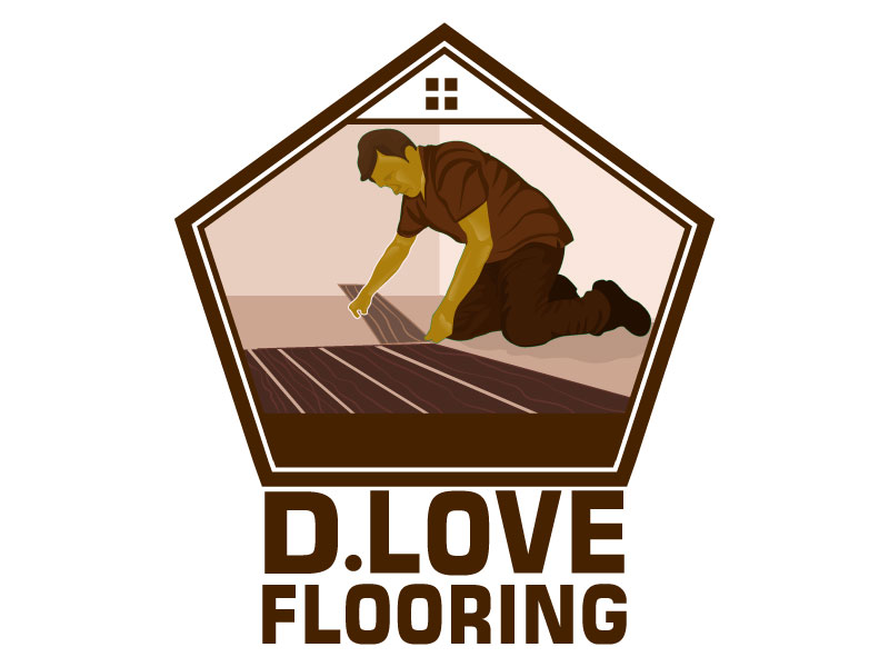 D. Love Flooring logo design by Suvendu