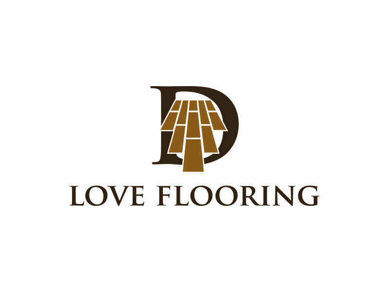 D. Love Flooring logo design by Barkah