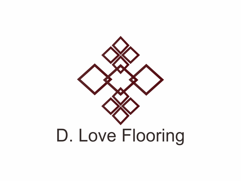 D. Love Flooring logo design by Greenlight