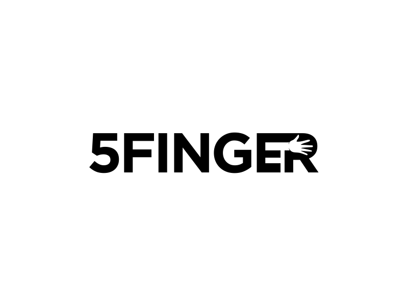 5FINGER logo design by evdesign