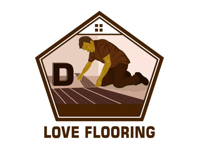 D. Love Flooring logo design by Suvendu