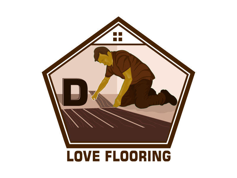 D. Love Flooring logo design by Suvendu