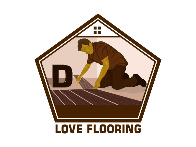 D. Love Flooring logo design by Suvendu