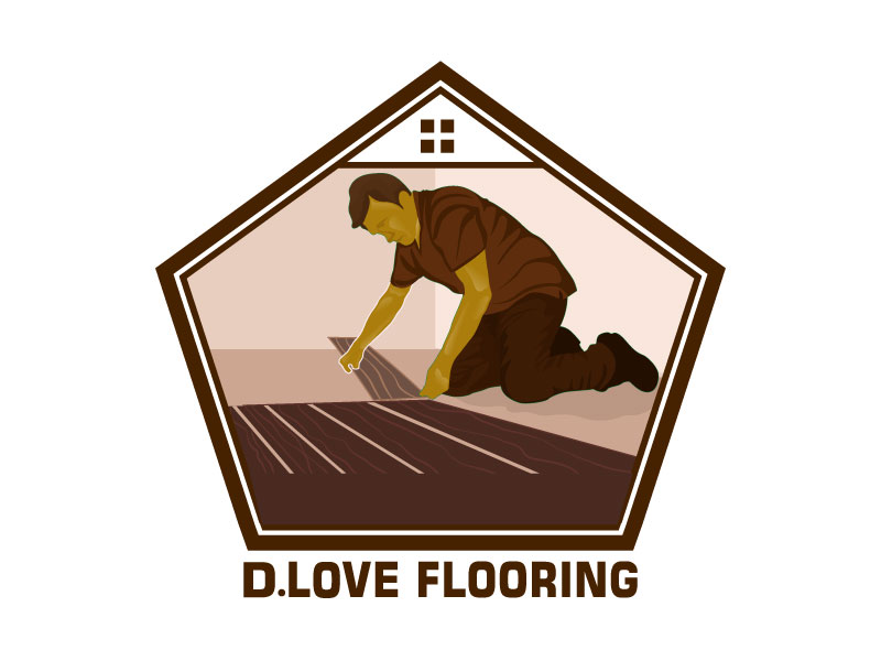 D. Love Flooring logo design by Suvendu