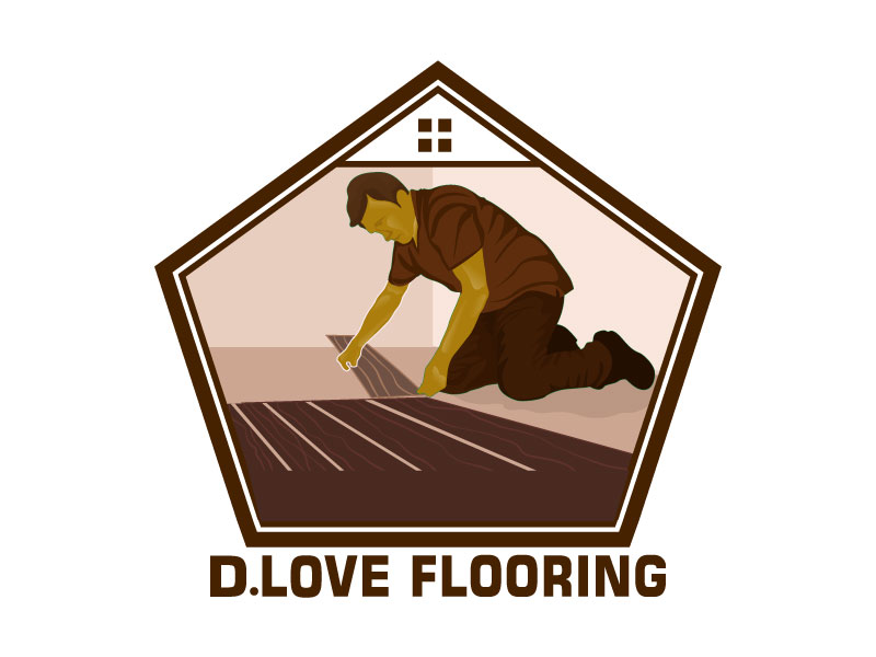 D. Love Flooring logo design by Suvendu