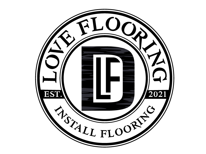 D. Love Flooring logo design by LucidSketch