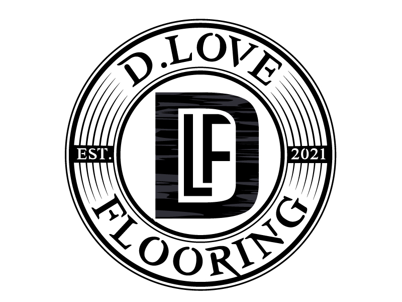 D. Love Flooring logo design by LucidSketch