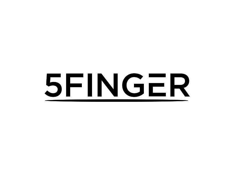 5FINGER logo design by santrie