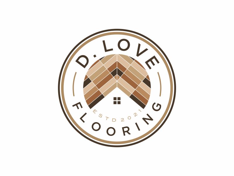 D. Love Flooring logo design by DiDdzin