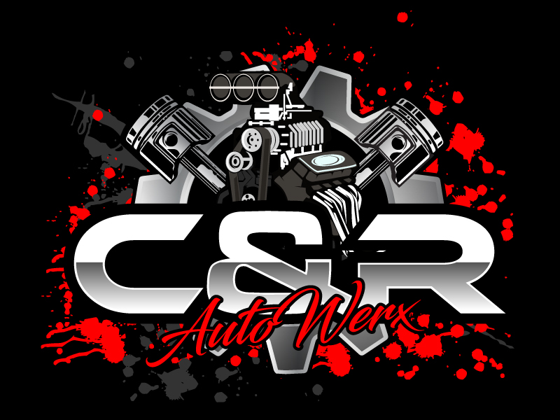 C&R AutoWerx logo design by ElonStark